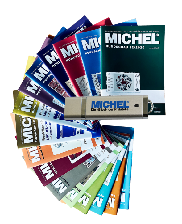 MICHEL-Rundschau-Jahrgang 2020 auf USB-Stick