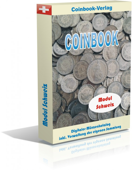 Münzsoftware Coinbook Classic inkl. Modul Schweiz ab 1850 bis heute