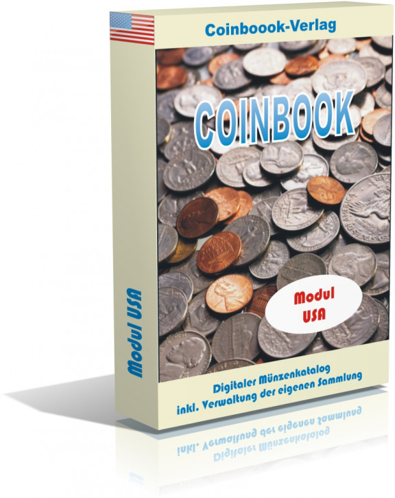 Münzsoftware Coinbook Classic inkl. Modul USA ab 1850 bis heute