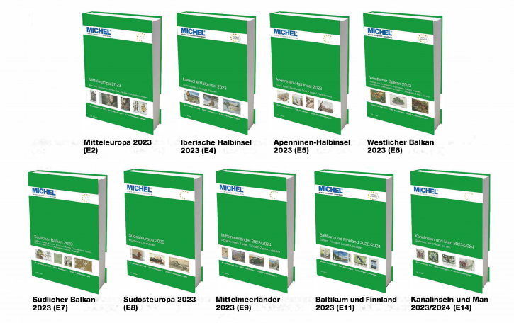 Europa Set 2023 9 Bände (2, 4-9, 11, 14)