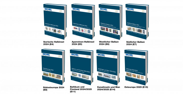Europe Set 2024: 8 volumes (4-8, 11, 14-15)