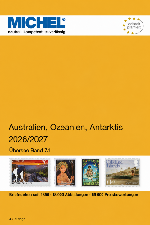 Australia/Oceania/Antarctica 2026/2027 (Ü 7.1) – Volume 1 A-M