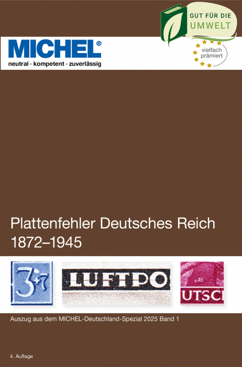 Plattenfehler Deutsches Reich 1872-1945 E-Book (4. Auflage)