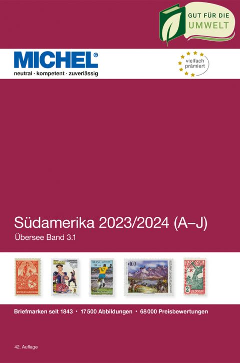 South America 2023/2024 (Ü 3.1) – Volume 1 A–J (E-Book)