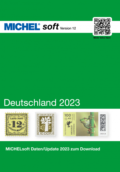 MICHEL-Daten/Update 2023 Briefmarken Deutschland – für Soft zum Download