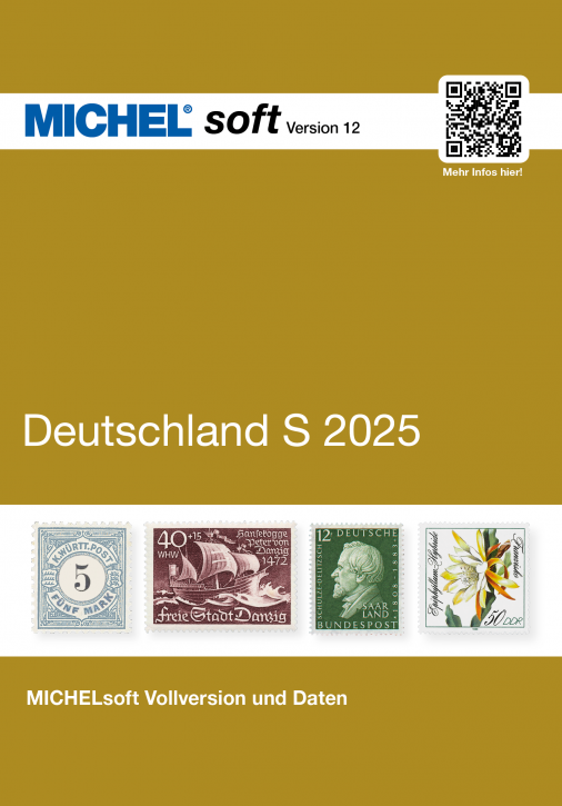 MICHELsoft Briefmarken Deutschland S 2025 – Vollversion 12 & Daten zum Download