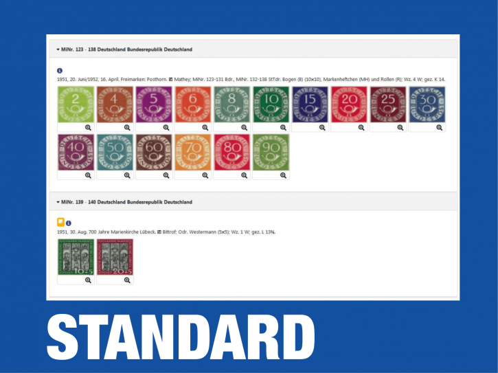 MICHEL-Online Briefmarken Ganze Welt, Standard Version