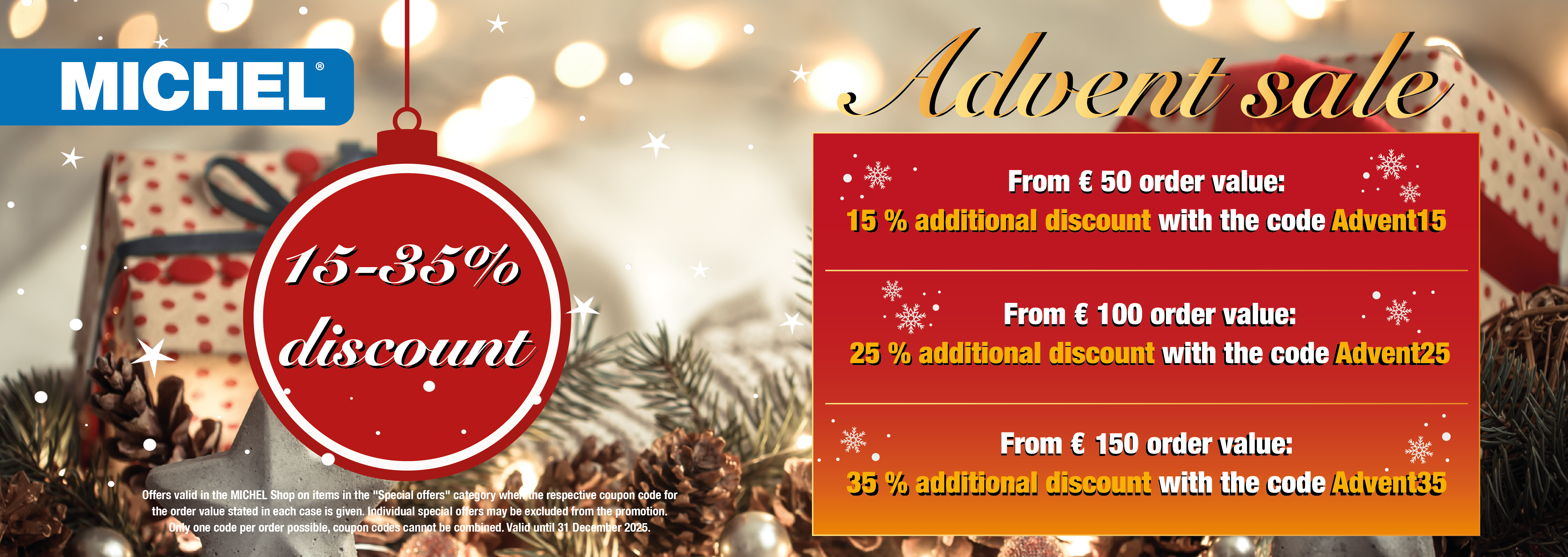 Adventsrabatt 2025 englisch