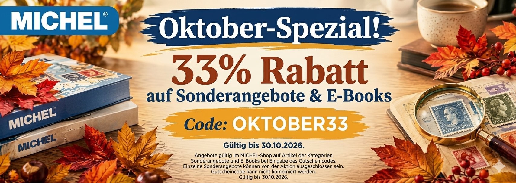 Unsere Herbstaktion geht in die Verlängerung: 33%