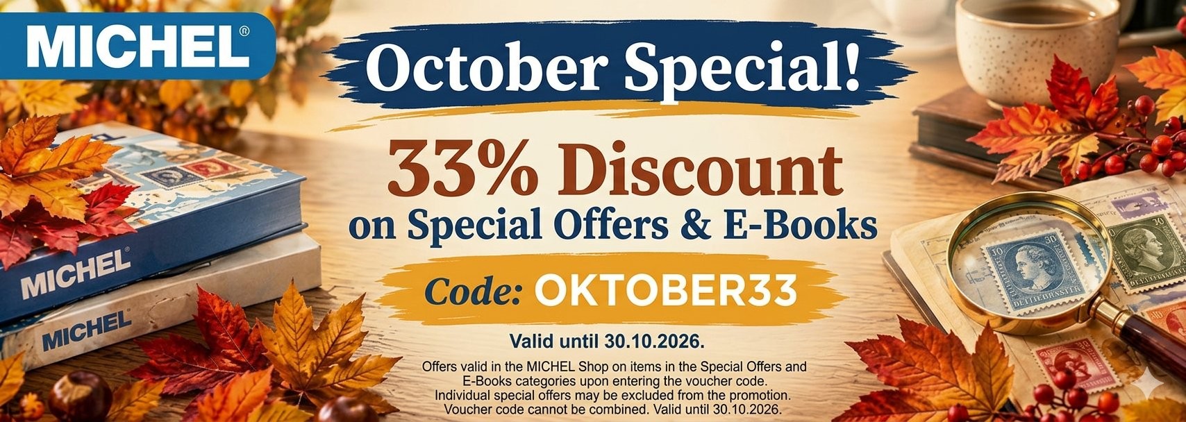Our autumn promotion has been extended: 33%